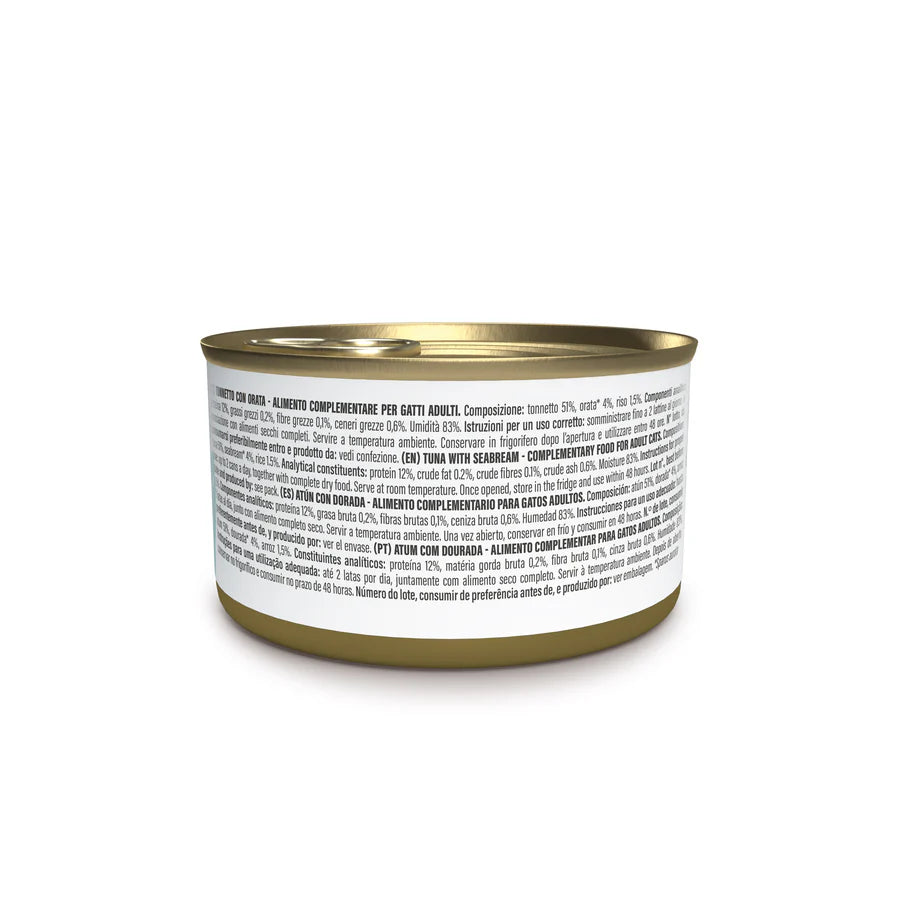 Alimento umido Schesir Tonnetto con Orata in Brodo 70 g per gatti adulti Alimento umido Schesir Tonnetto con Orata in Brodo 70 g per gatti adulti